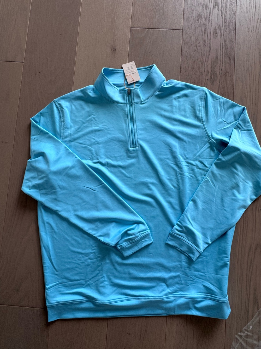 Peter Millar Turquoise Performance Pullover